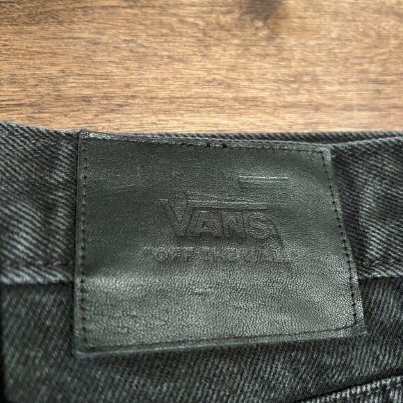 VANS Covina 5-Pocket Baggy Denim Jeans Black Men's Size 32x32 - Picture 5 of 7